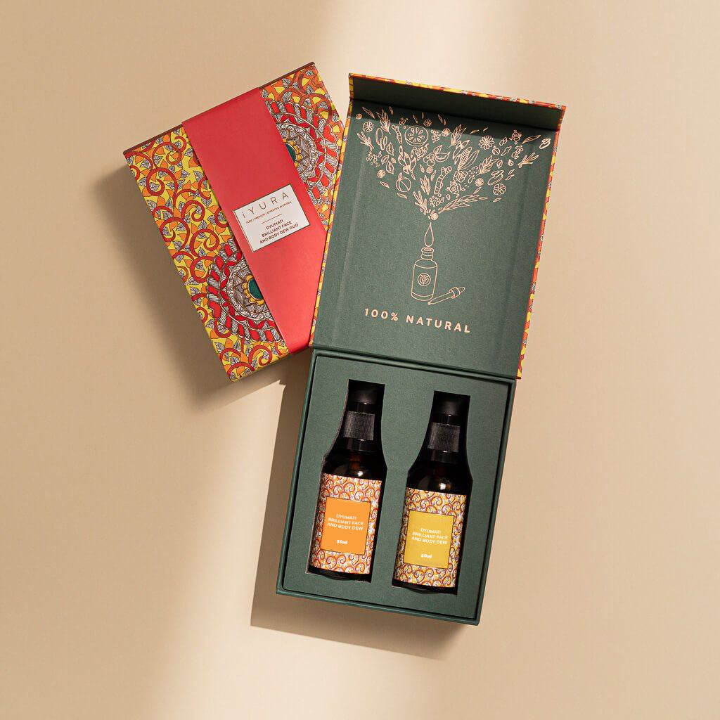 Dyumati Brilliant Face and Body Dew -The awakened soul blend & The illuminated heart blend