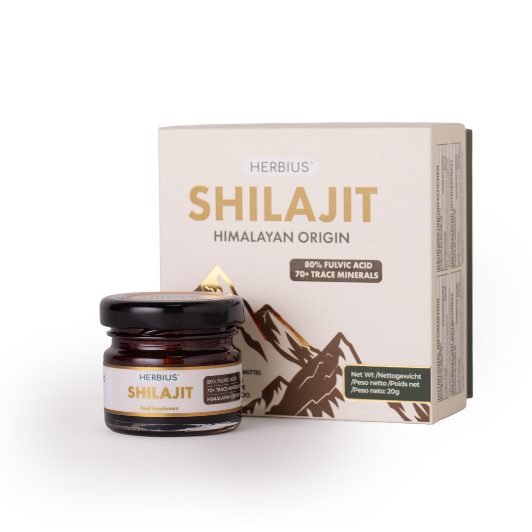 Herbius® Shilajit | 100% Pure Himalayan Resin 20g