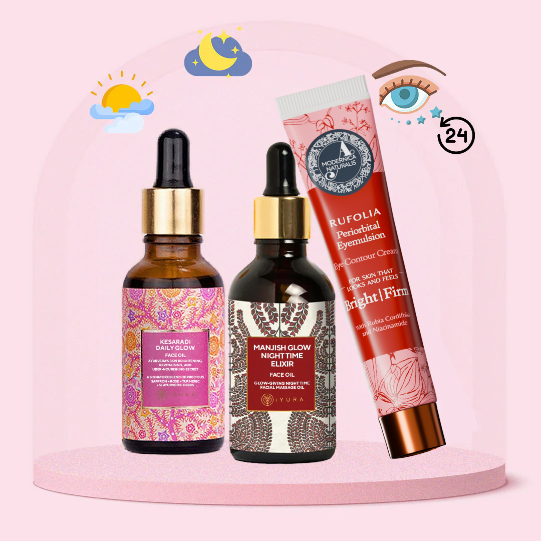 Round-the-Clock AM-PM Trio – 24hr Face + Under-Eye Care