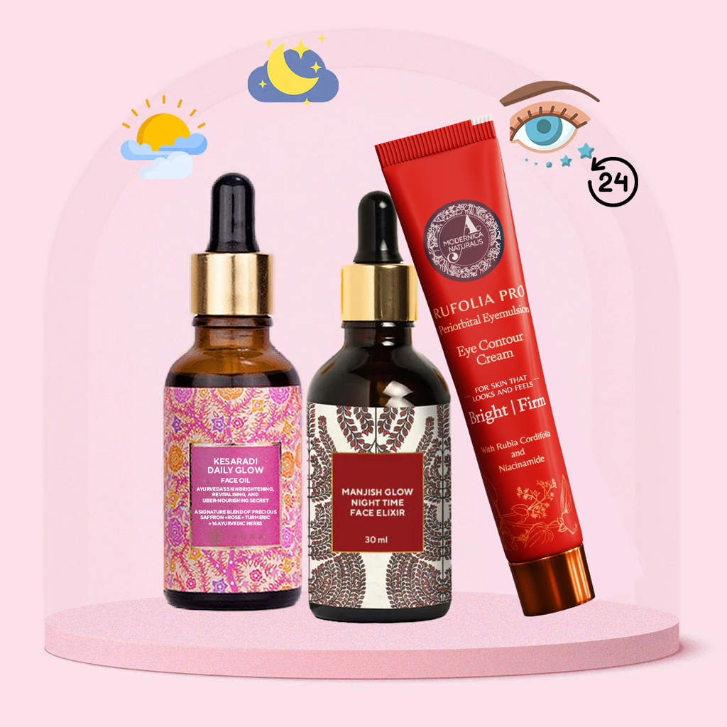 Round Clock AM PM Trio – 24hr Face + Under Eye Care