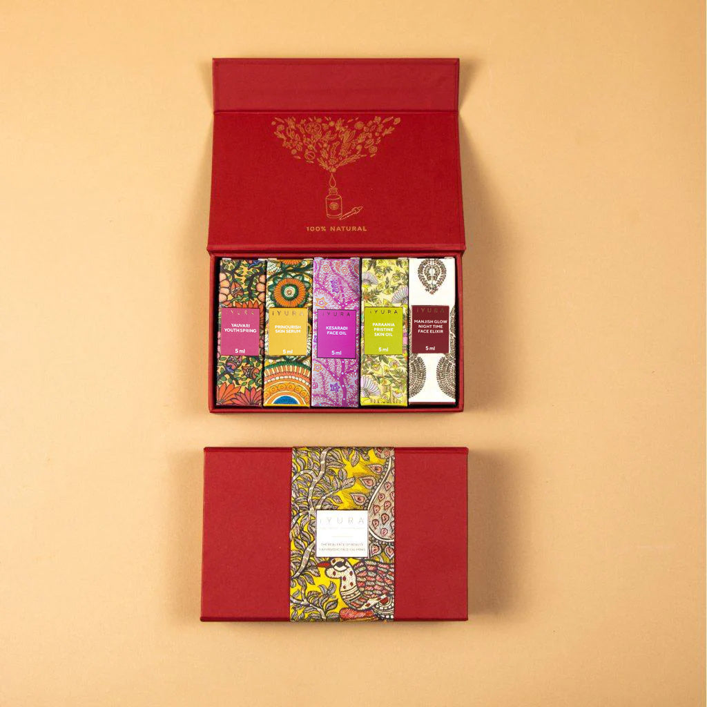 Real Face Beauty – 5 Ayurvedic Face Oil Minis