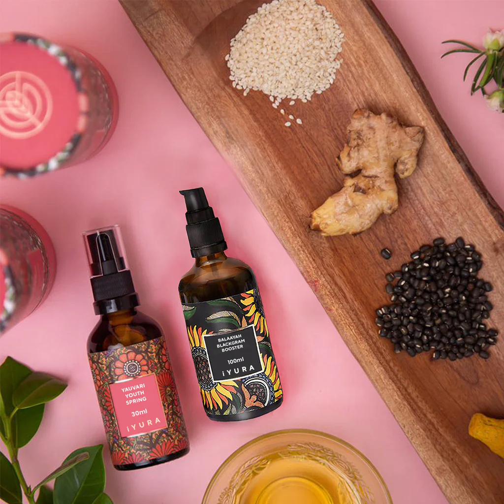 Black Gram Face &amp; Body Duo - Best Moisturisers for Dry , Ageing and Mature Skin - Natural Skincare for Glowing Skin