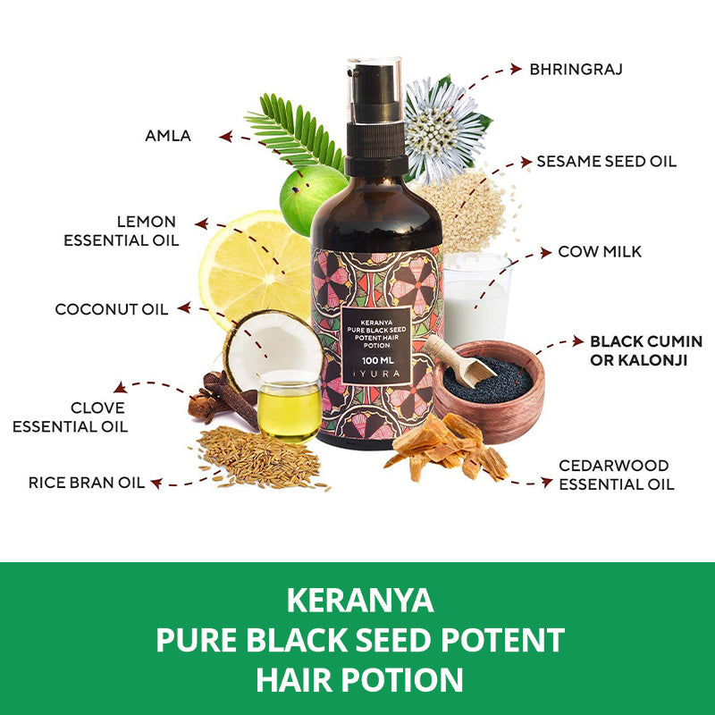 Keranya Black Seed Hair Potion