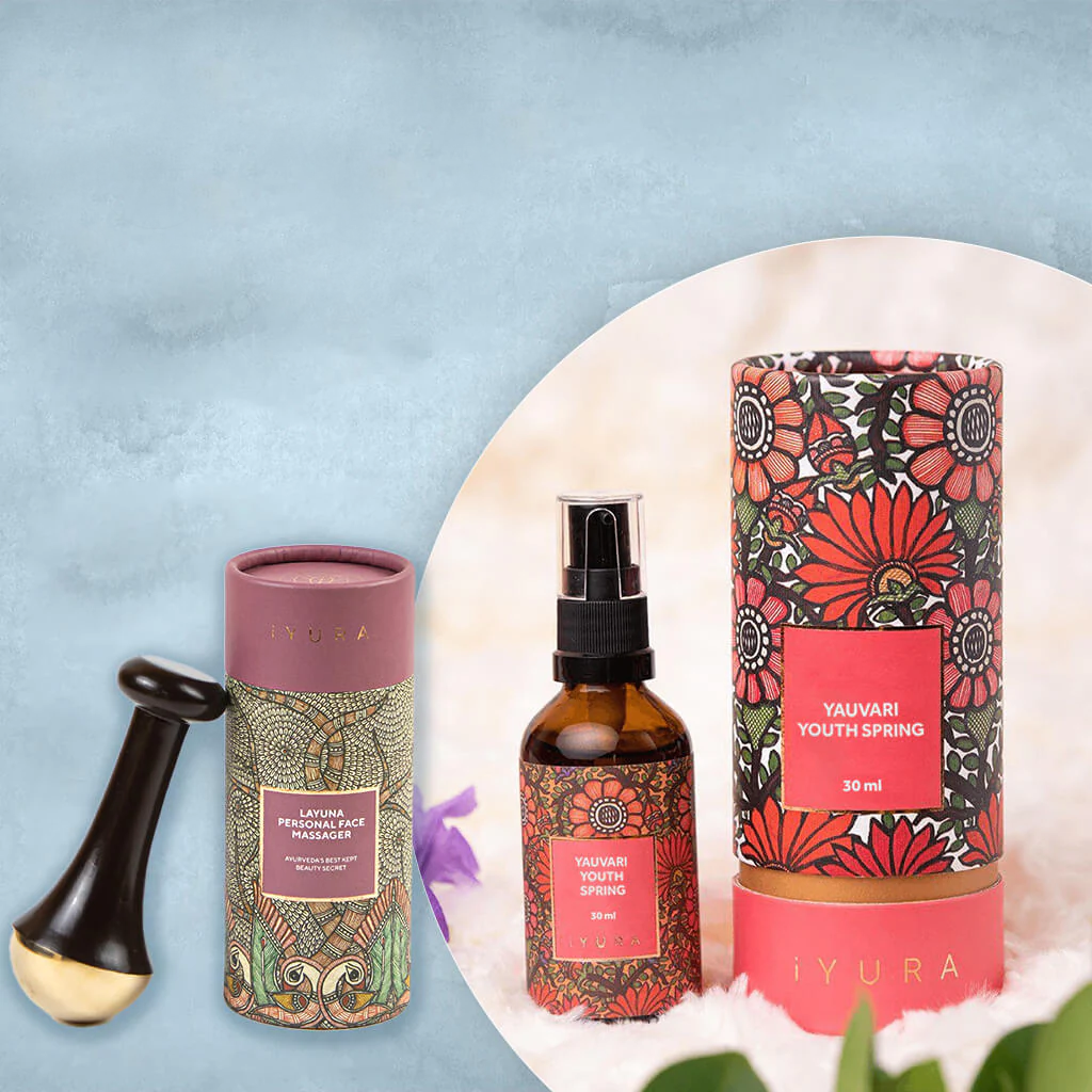 Yauvari Amplified Spring Face Oil Layuna Personal Face Massager