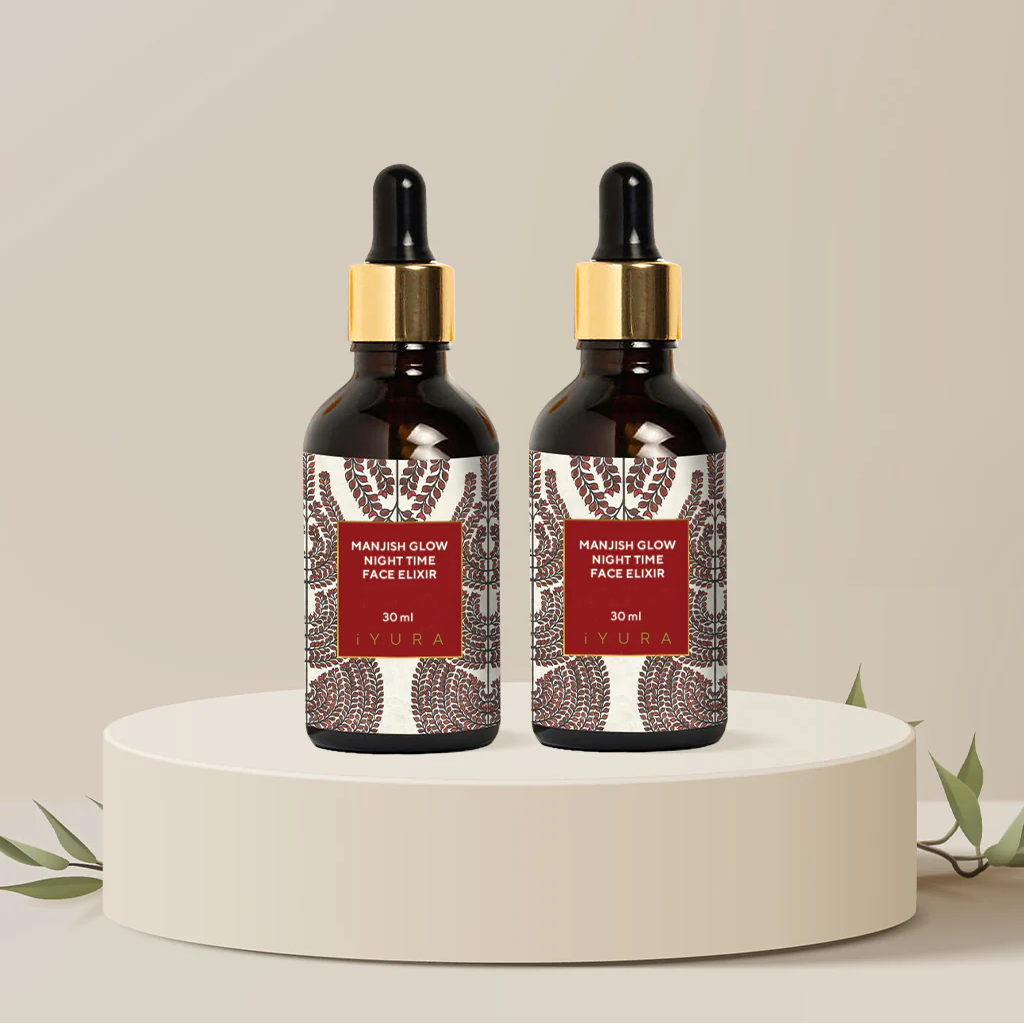 Manjish Glow Night Time Face Elixir - Pack of 2