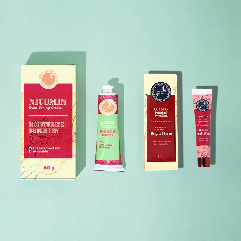 Glow Getter Duo: Rufolia Periorbital Eyemulsion and Nicumin Even-Toning Cream