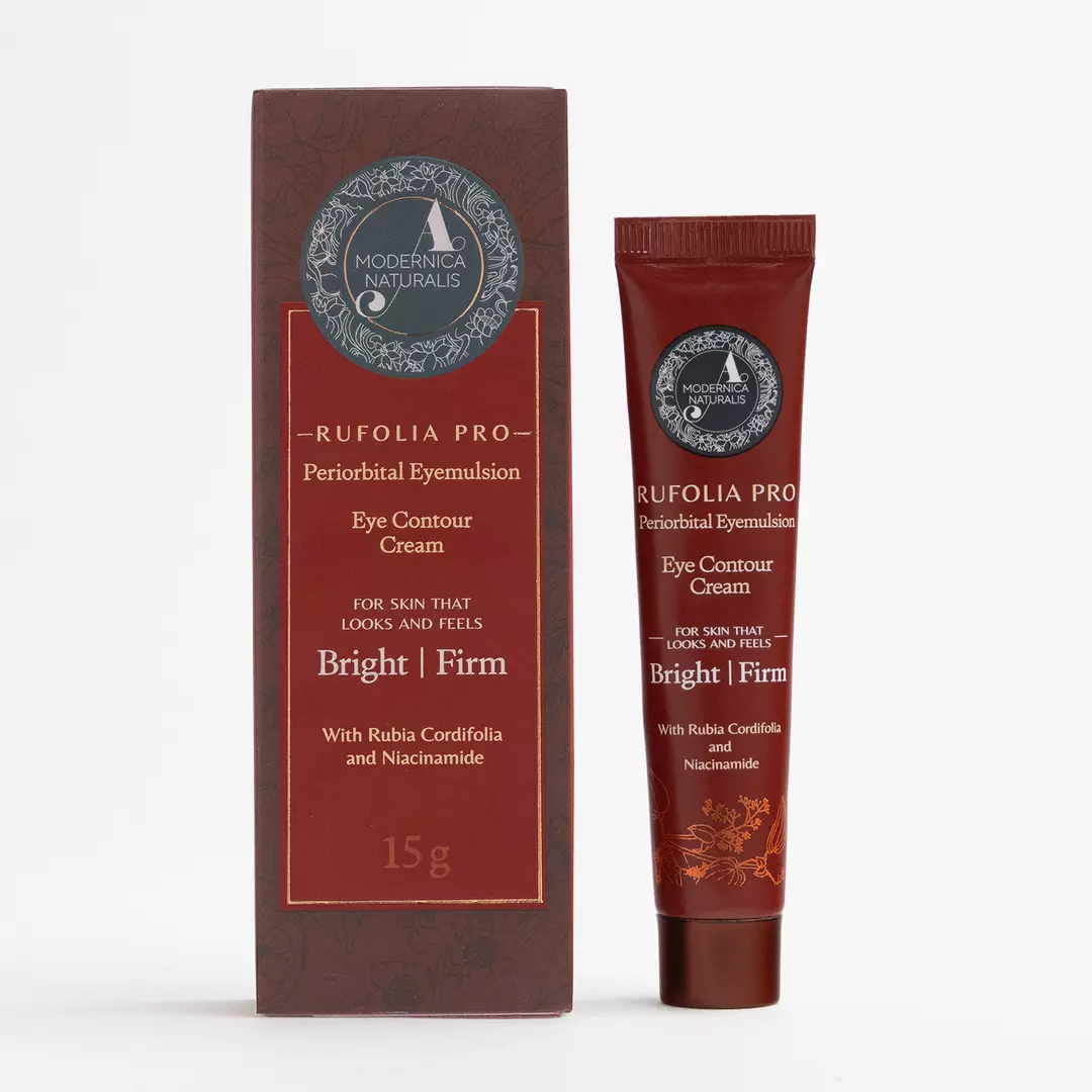 Rufolia PRO Periorbital Eyemulsion - Eye Contour Cream – Brighten, Firm and Moisturise Under-Eyes – New Formula with Manjistha, Aloe Vera, Lotus, and Niacinamide – Best Under-Eye Cream – With Clinically Tested Ingredients
