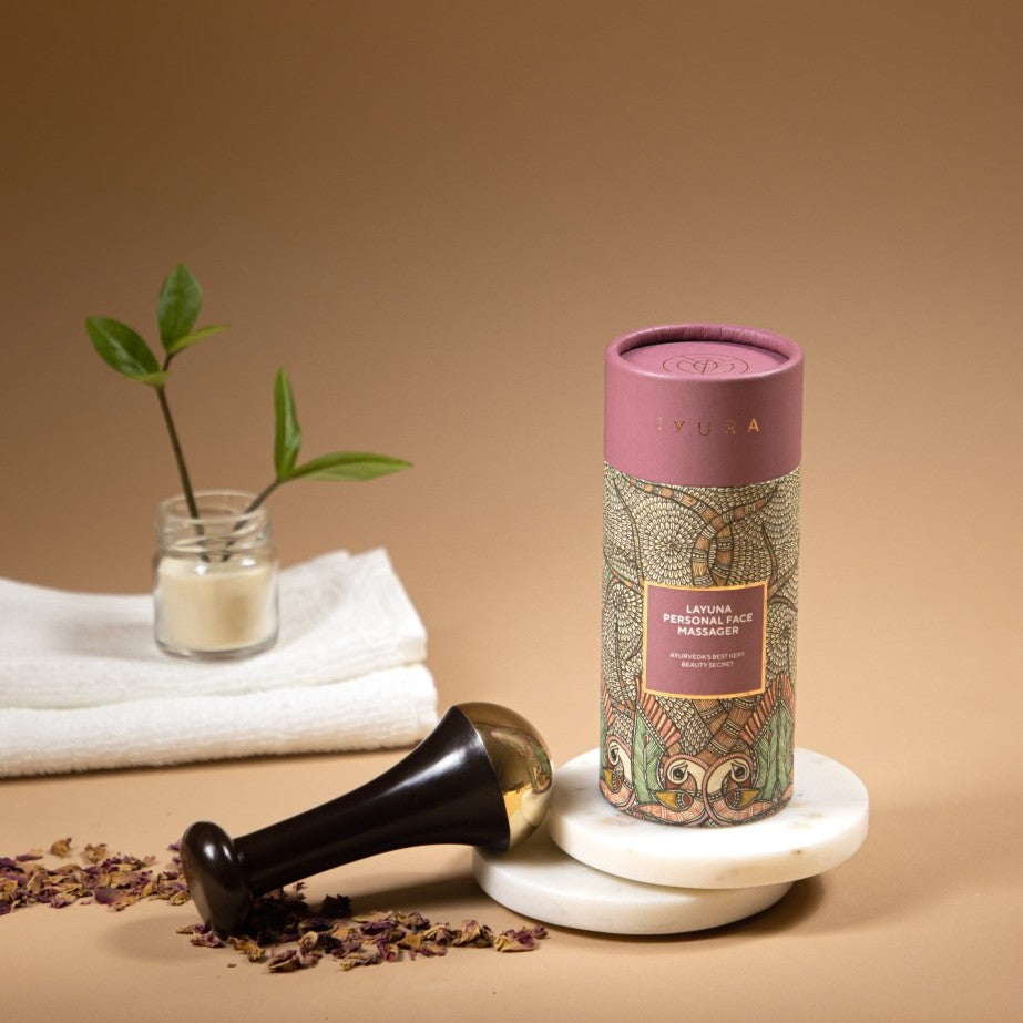 Yauvari Youth Spring Face Oil with Layuna Personal Face Massager